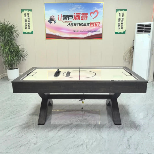 2025 Newest Air Hockey Game Machine Commercial 2 Players 7ft Air Hockey Table With Electronic Scorer