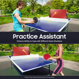 Table Tennis Bounce Board, Table Tennis Bounce Board, Table Tennis Bounce Board with 8 Rubber Blocks, 360° Adjustable Angle